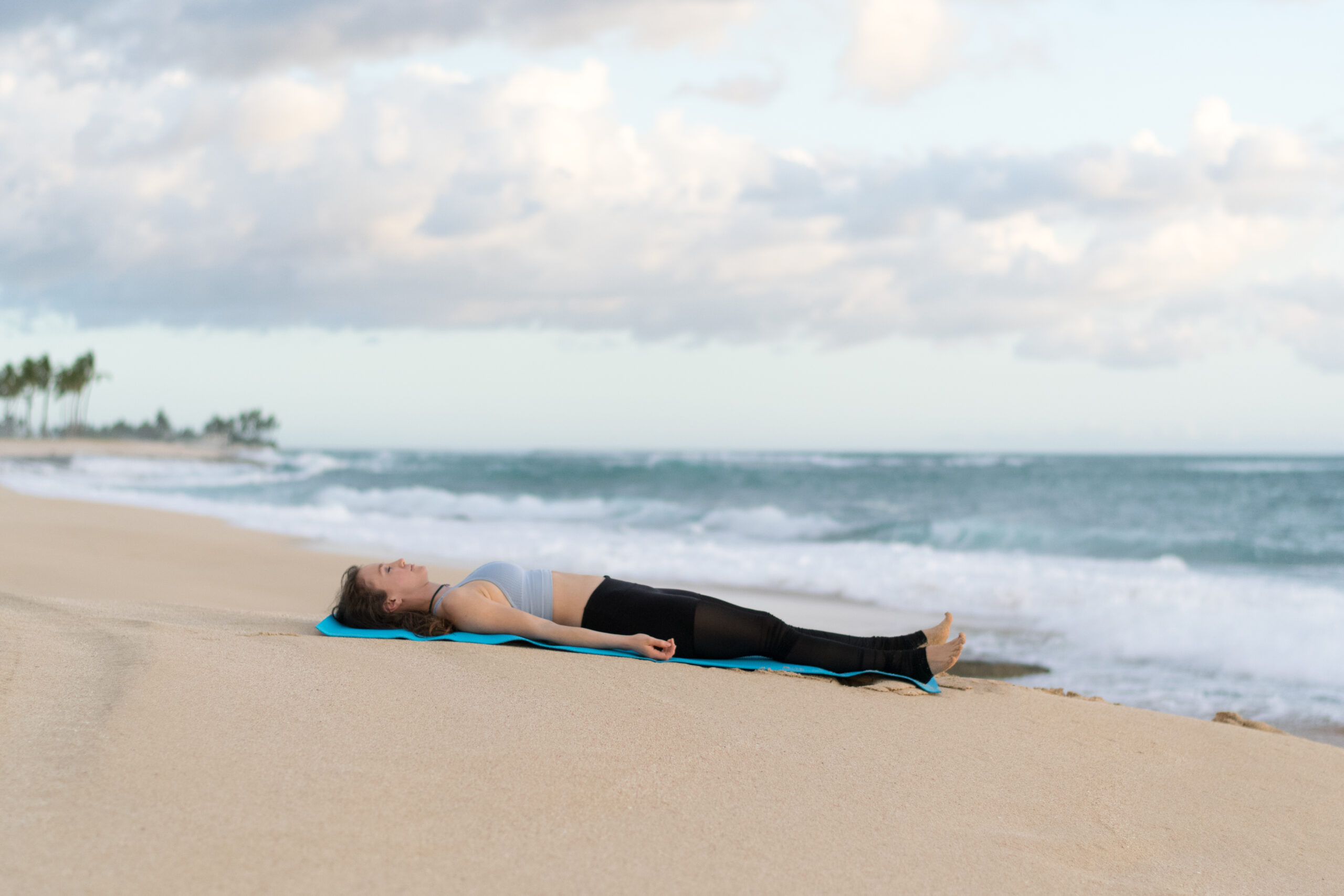 Yoga Asana (Pose) » Savasana / Corpse Pose » Stretches for Sacrum + Low Back » from Infinite Embers blog