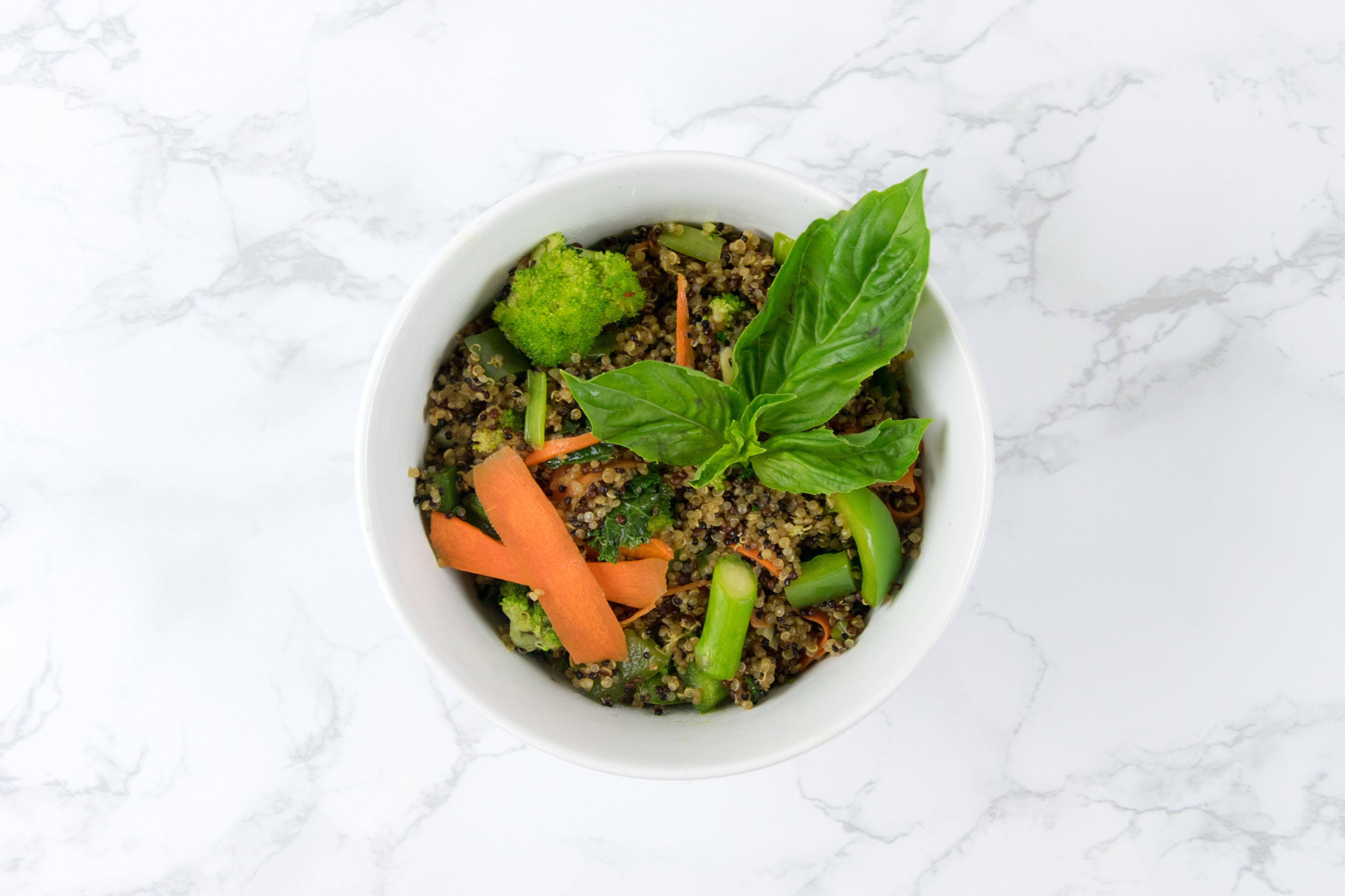 Vegan Gluten-Free Stir Fry Quinoa Recipe » From the Infinite Embers blog