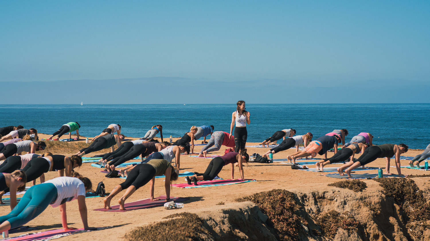 Outdoor Yoga San Diego Sunset Cliffs