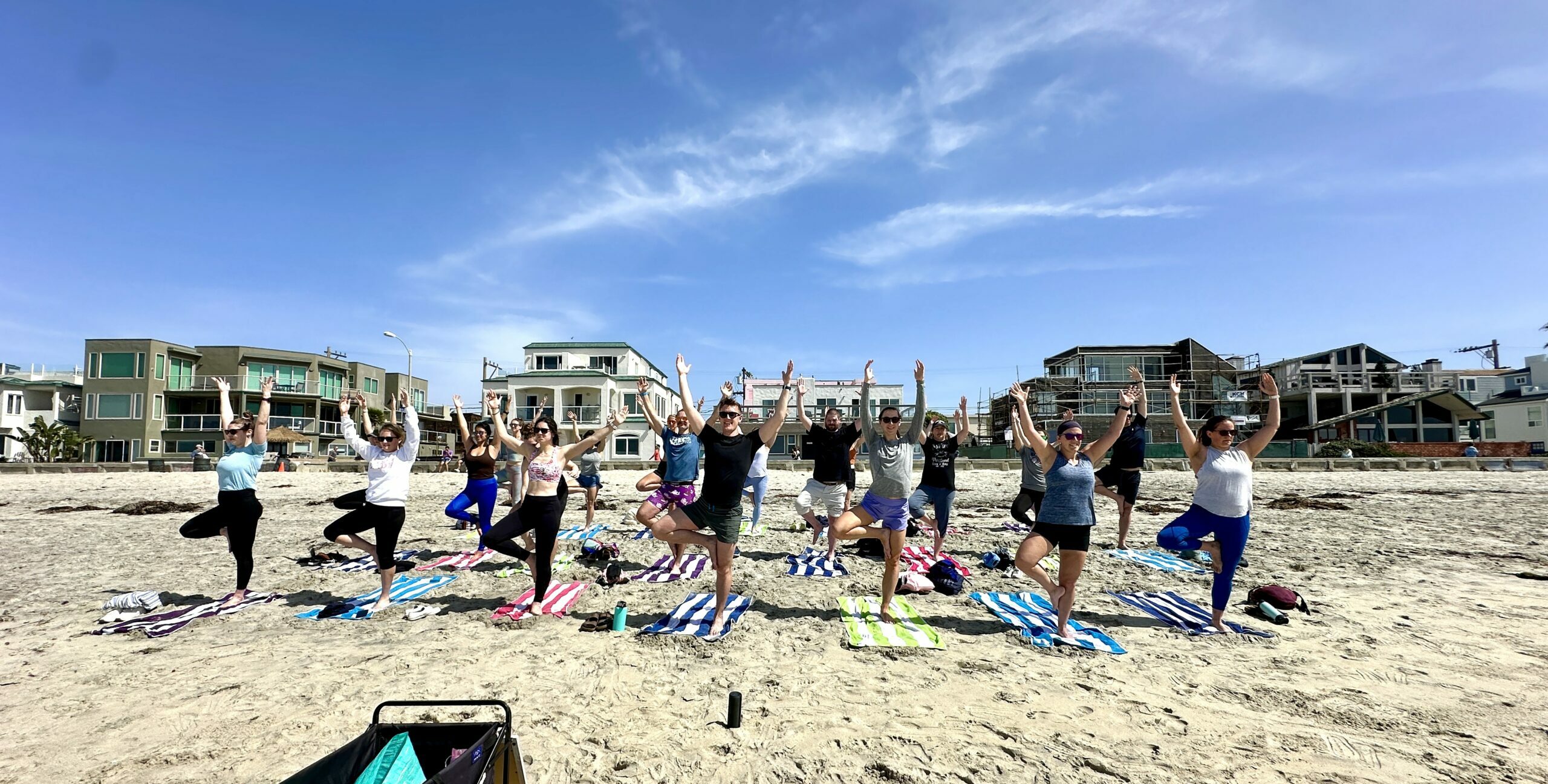 Mind Body Badass Group Private Yoga Beach