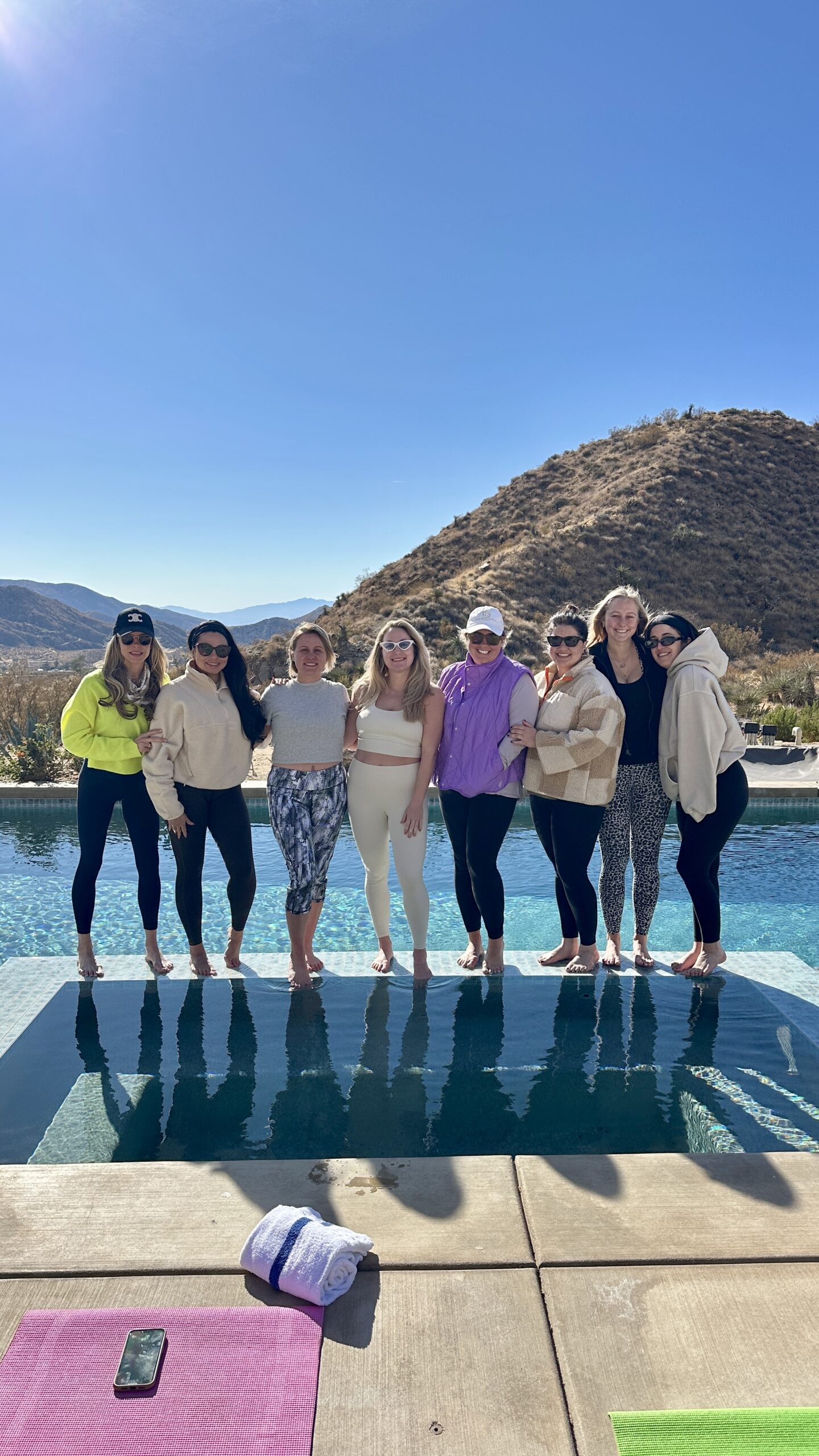 Palm Springs Bachelorette Yoga Morongo Valley