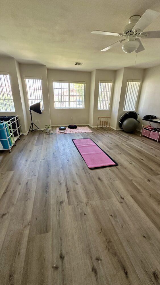 Indoor Yoga Studio for Sound Healing